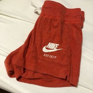 Red/Orange Nike Shorts